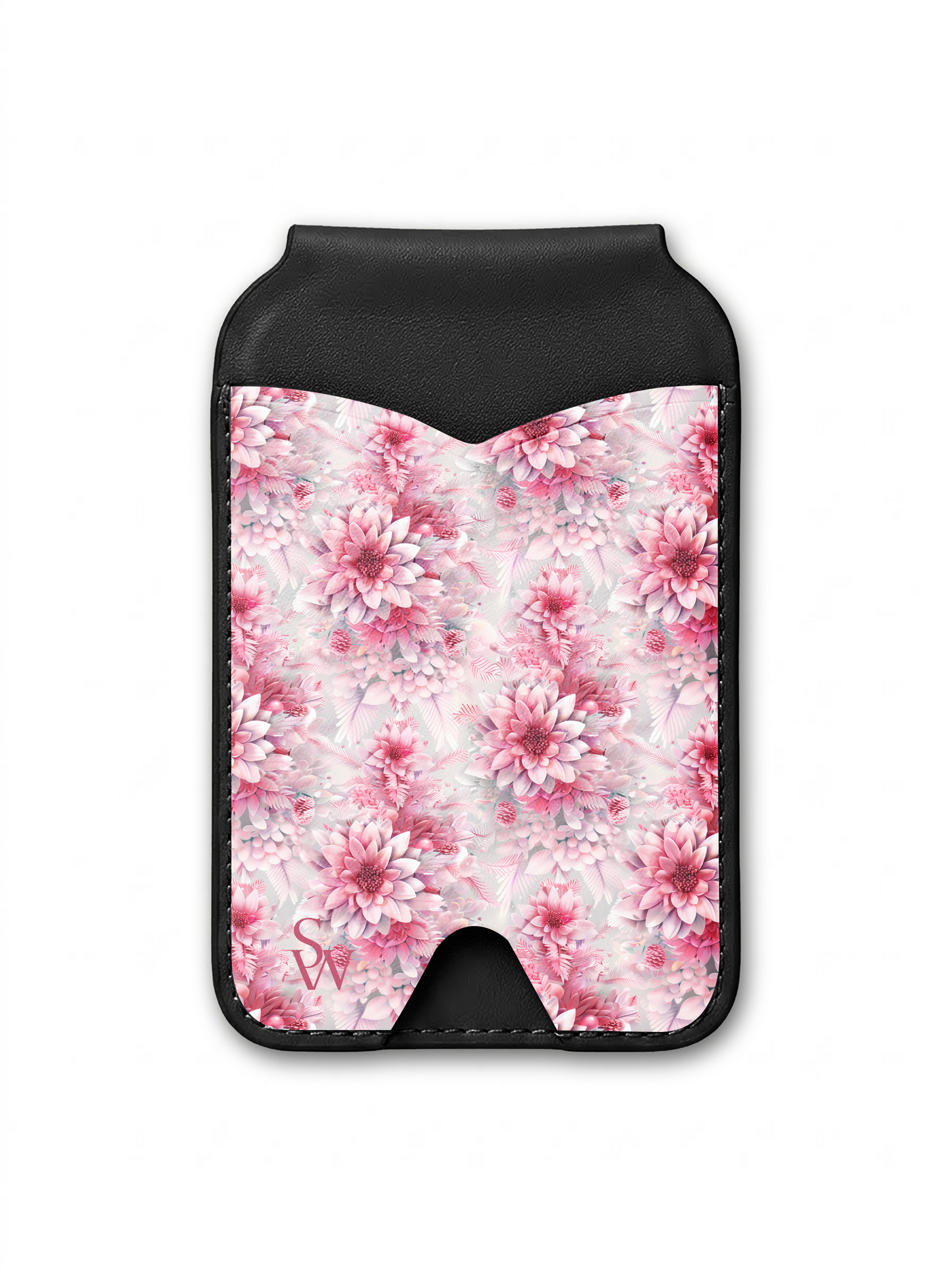 Pink Poinsettias Phone Wallet