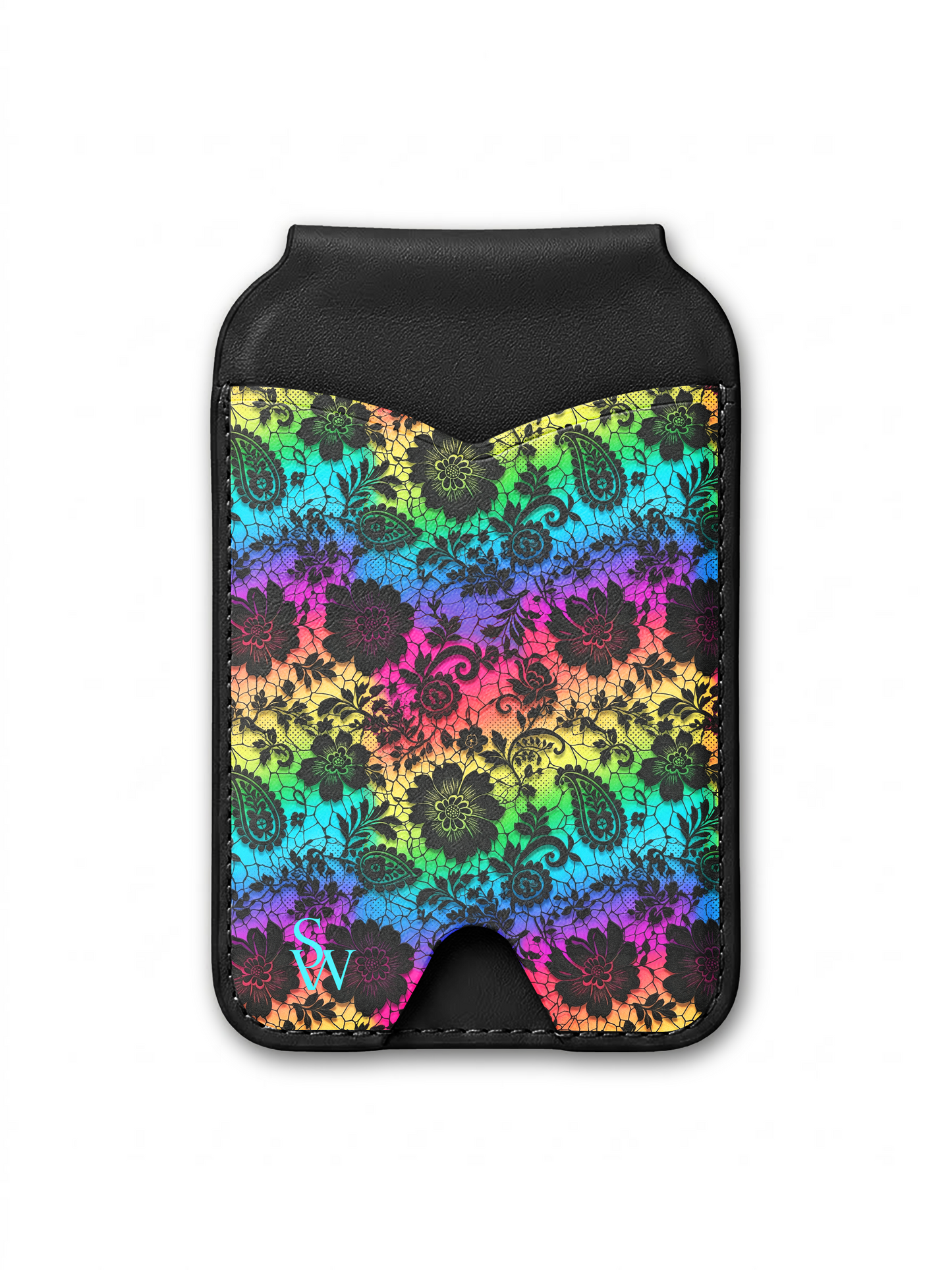 Neon Lace Phone Wallet