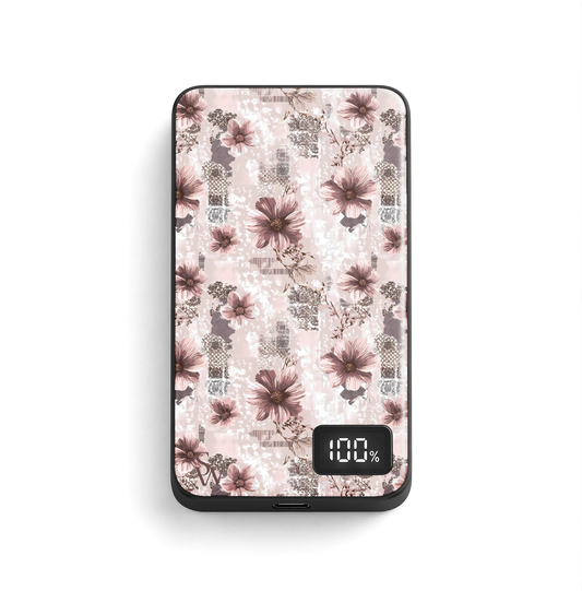Vintage Bloom MagSafe Power Bank