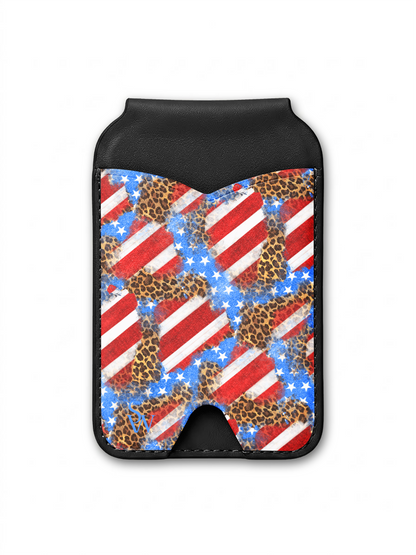 Red White & Wild Phone Wallet