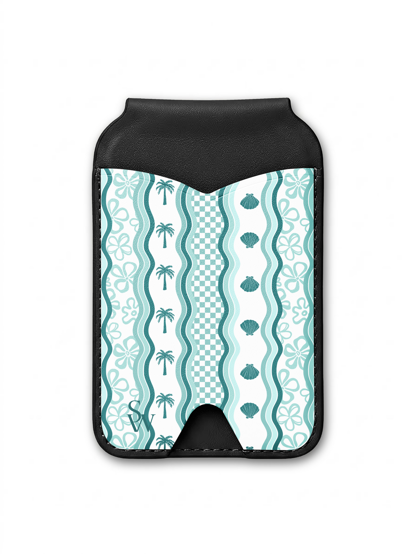 Teal Tides MagSafe Wallet