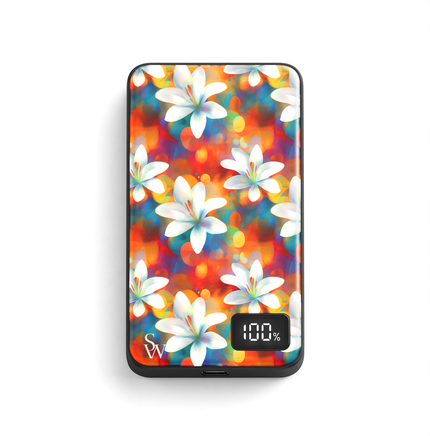 Sunset Lilies Power Bank