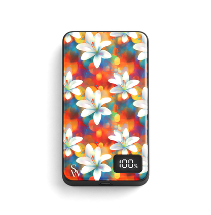 Sunset Lilies Power Bank