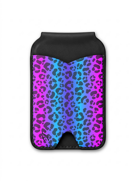 Electric Leopard MagSafe Wallet