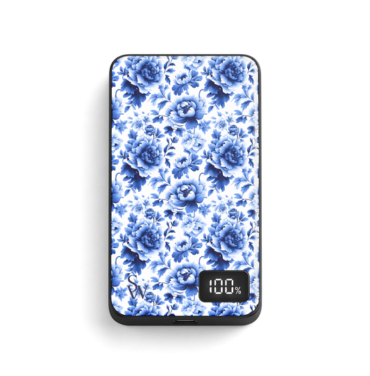 Blue Blossom MagSafe Power Bank