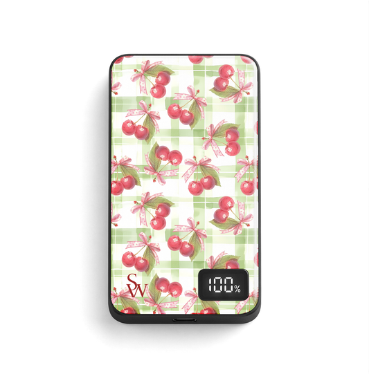 Coquette Cherries MagSafe Power Bank