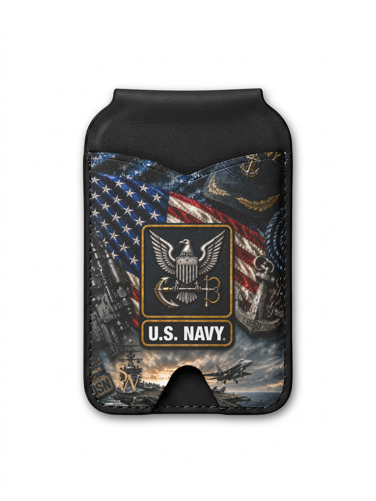 Navy Phone Wallet