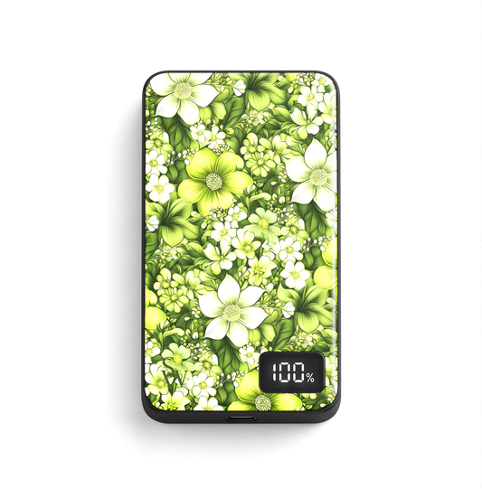 Lime Bloom MagSafe Power Bank