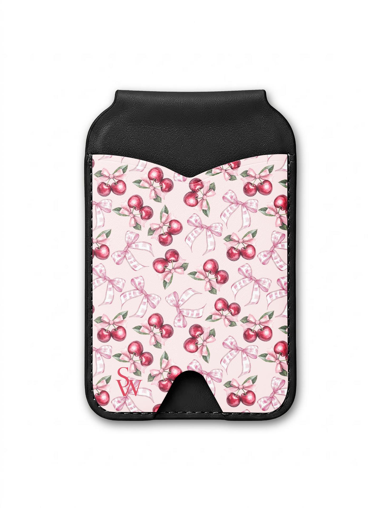 Blush Bow Cherries Phone Wallet