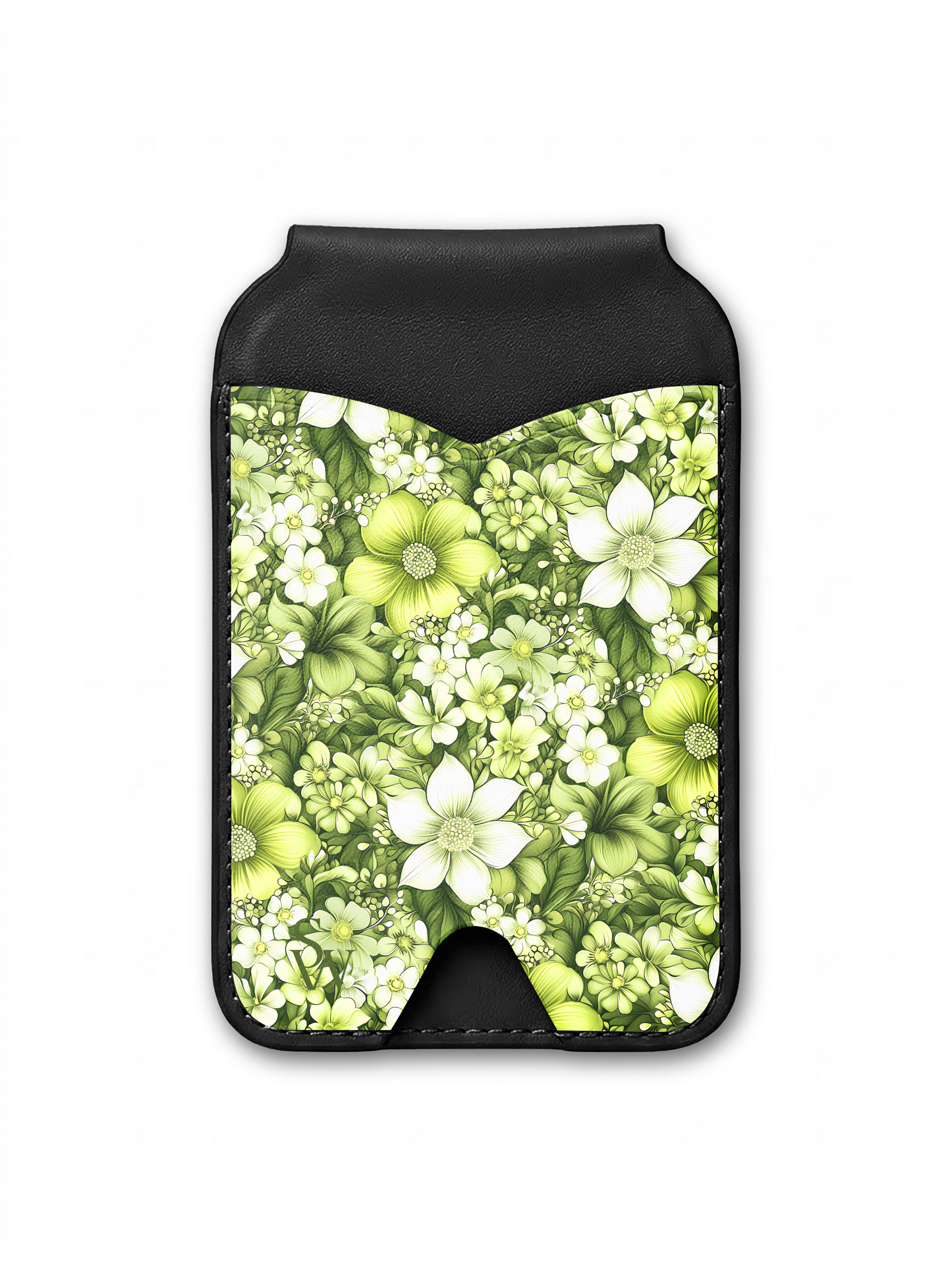 Lime Bloom Phone Wallet