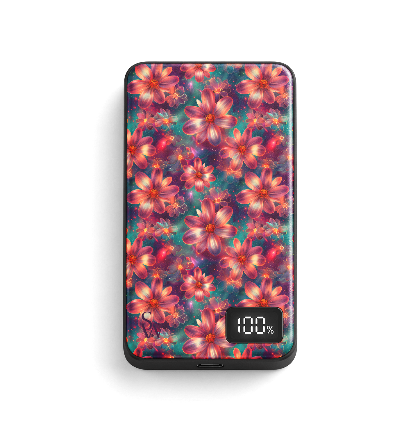 Luminous Florals Power Bank