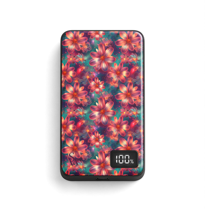 Luminous Florals Power Bank