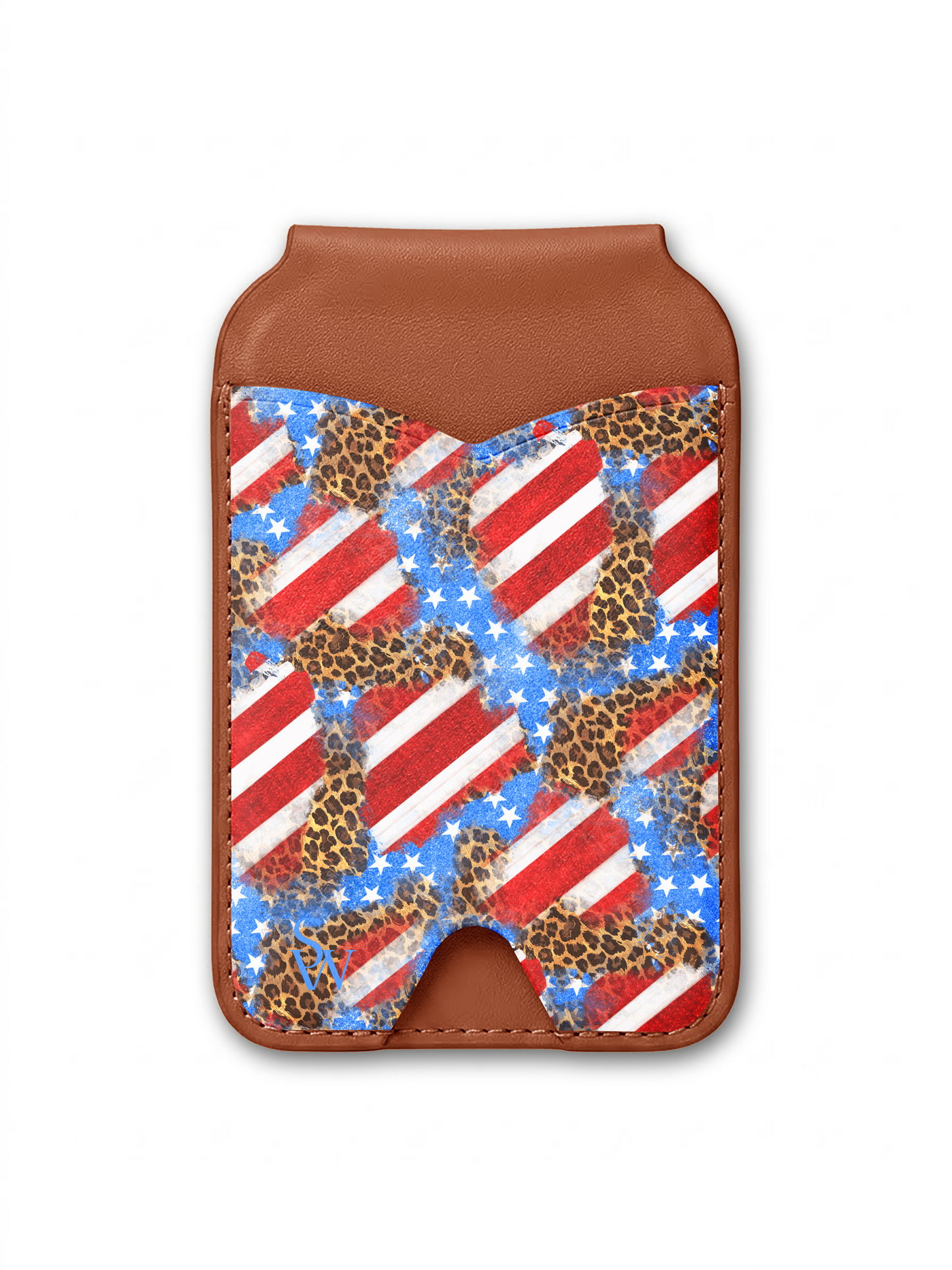 Red White & Wild Phone Wallet