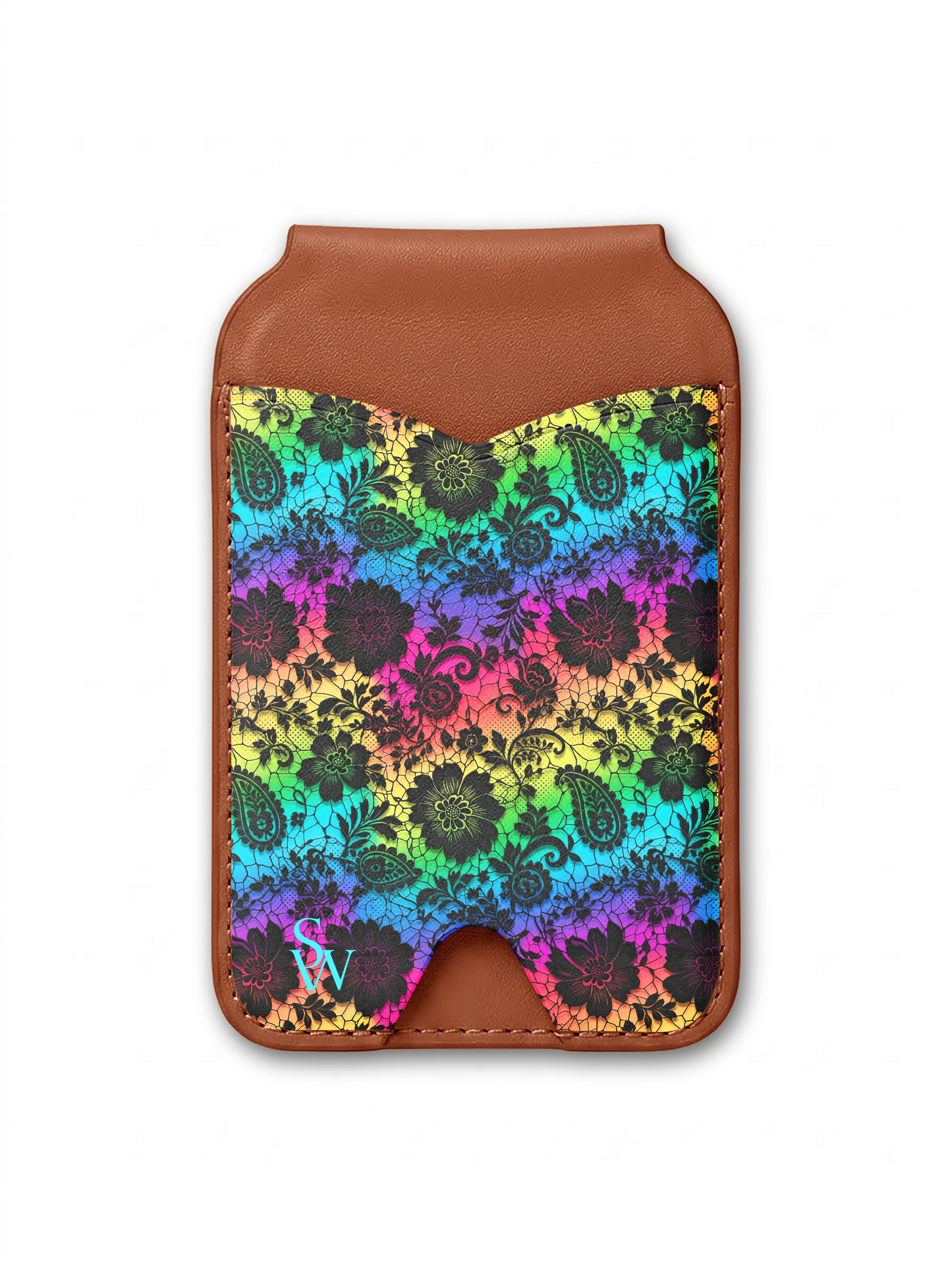 Neon Lace Phone Wallet