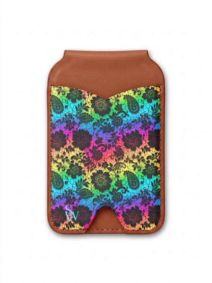 Neon Lace Phone Wallet