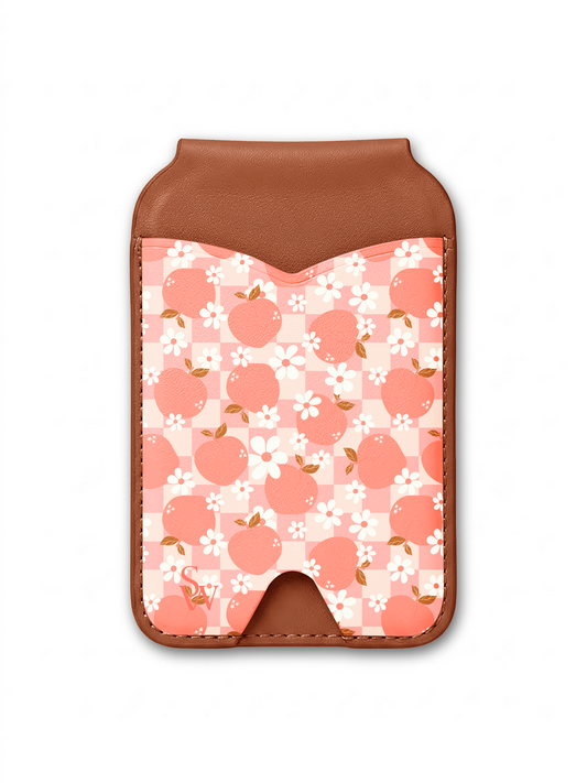 Peach Patch MagSafe Wallet