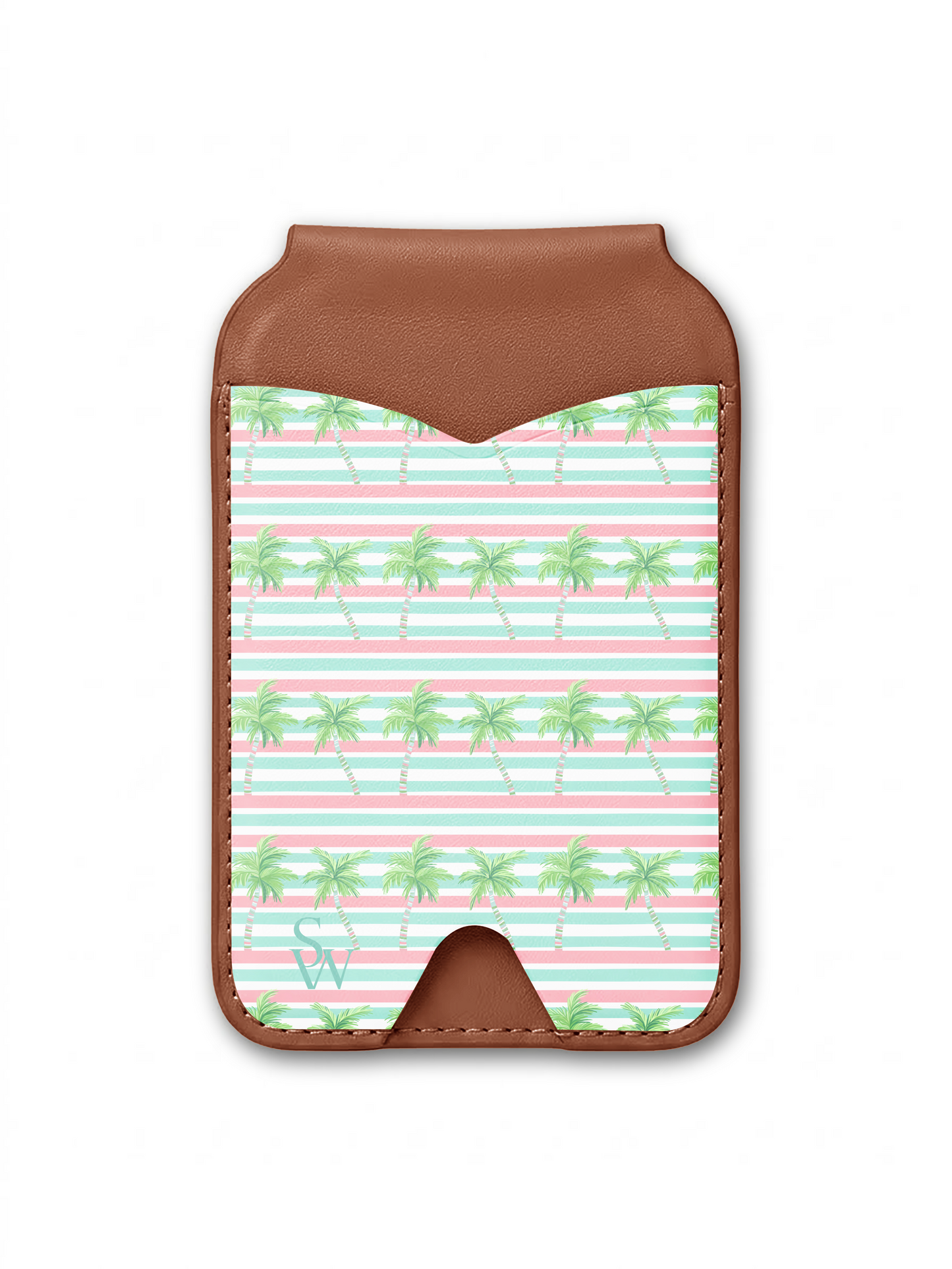 Preppy Palms Phone Wallet