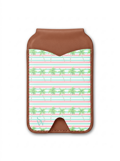 Preppy Palms Phone Wallet