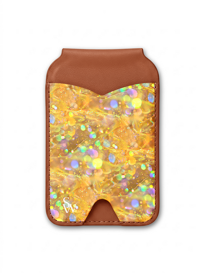 Golden Aura Phone Wallet