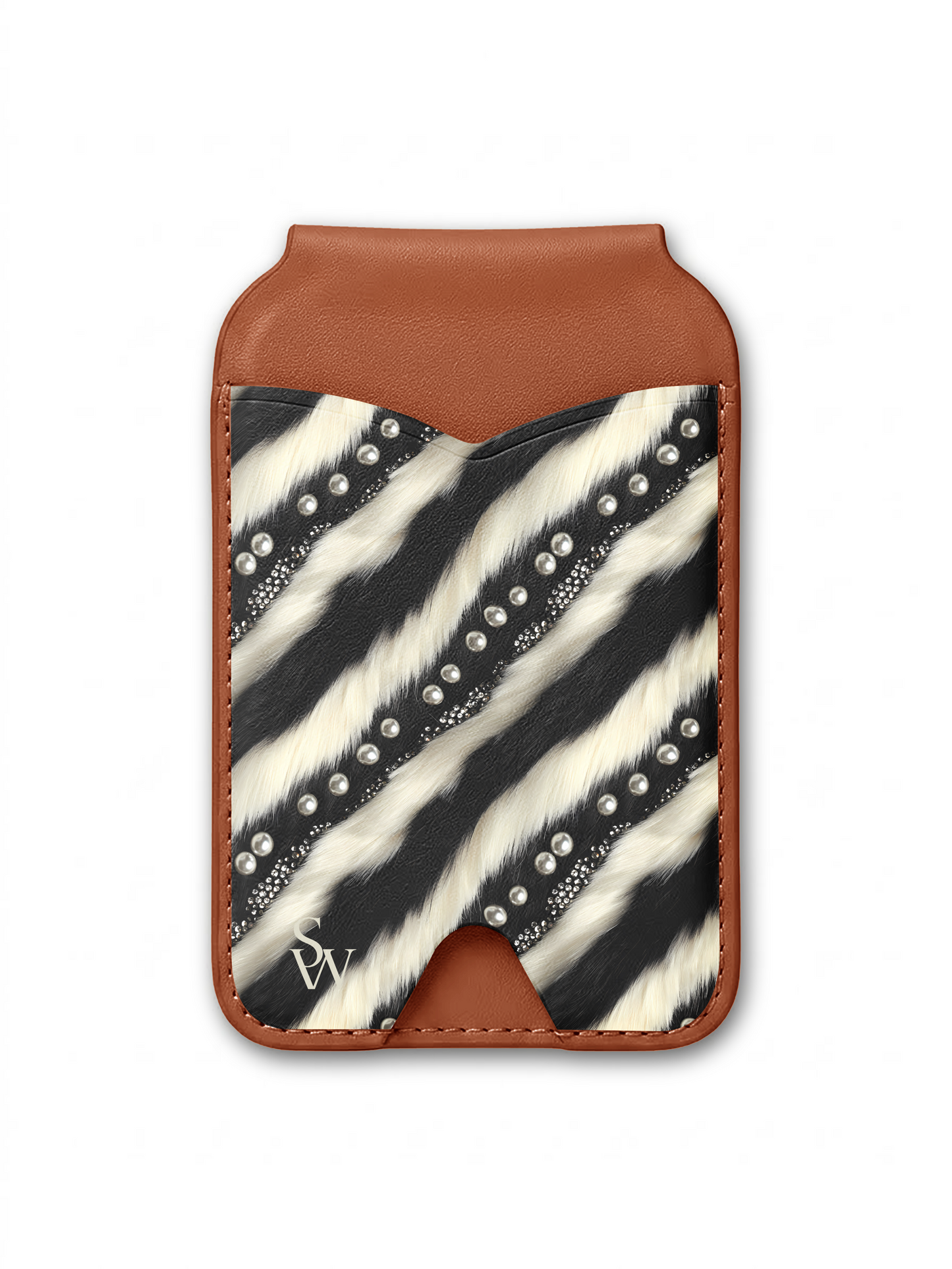 Zebra Glam MagSafe Wallet