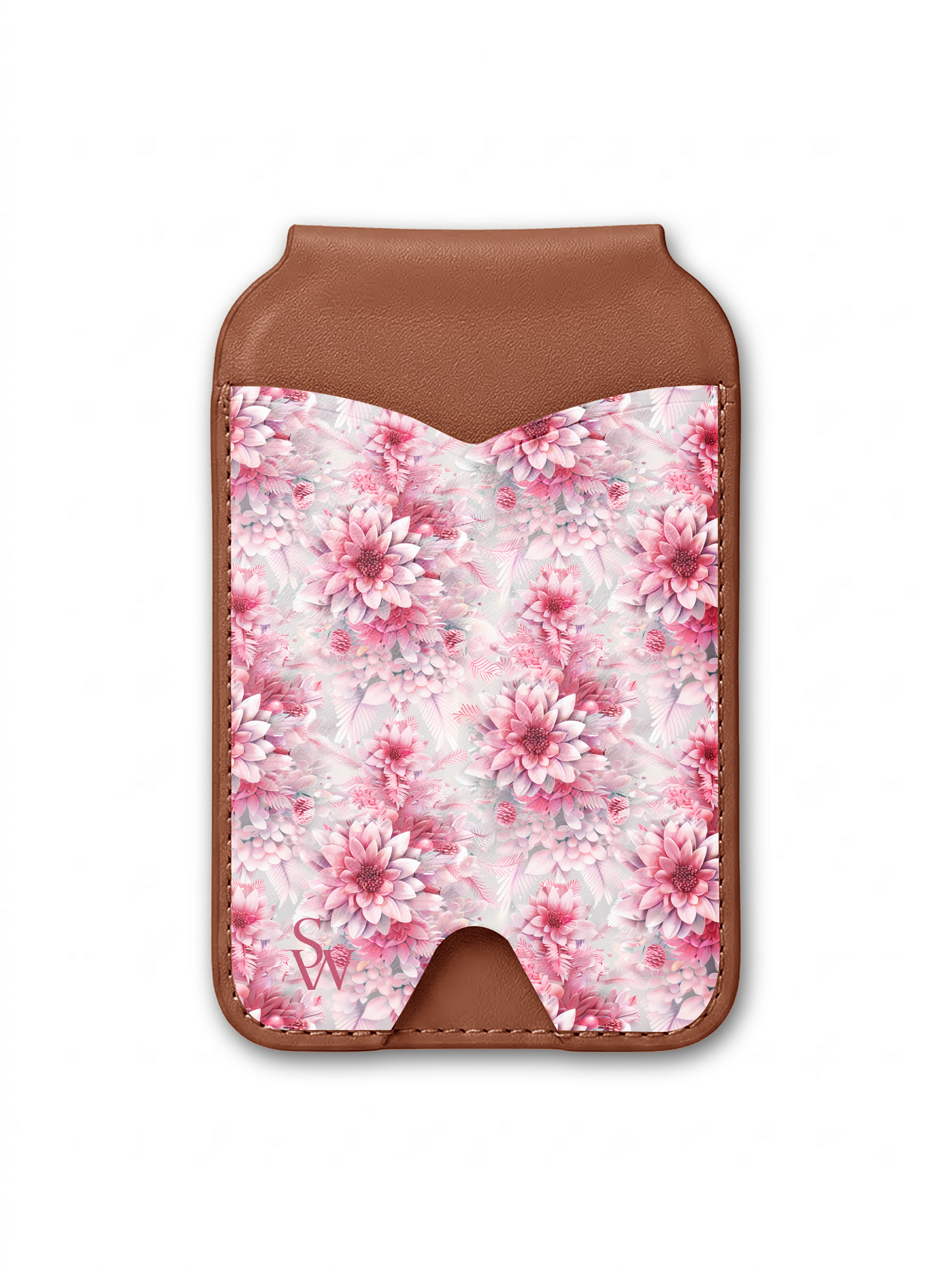 Pink Poinsettias Phone Wallet