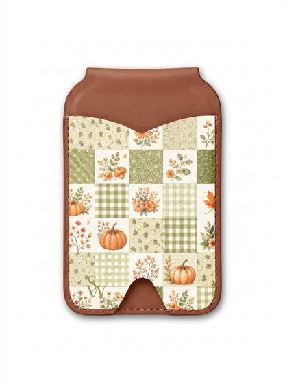 Pumpkin Patchwork MagSafe Wallet