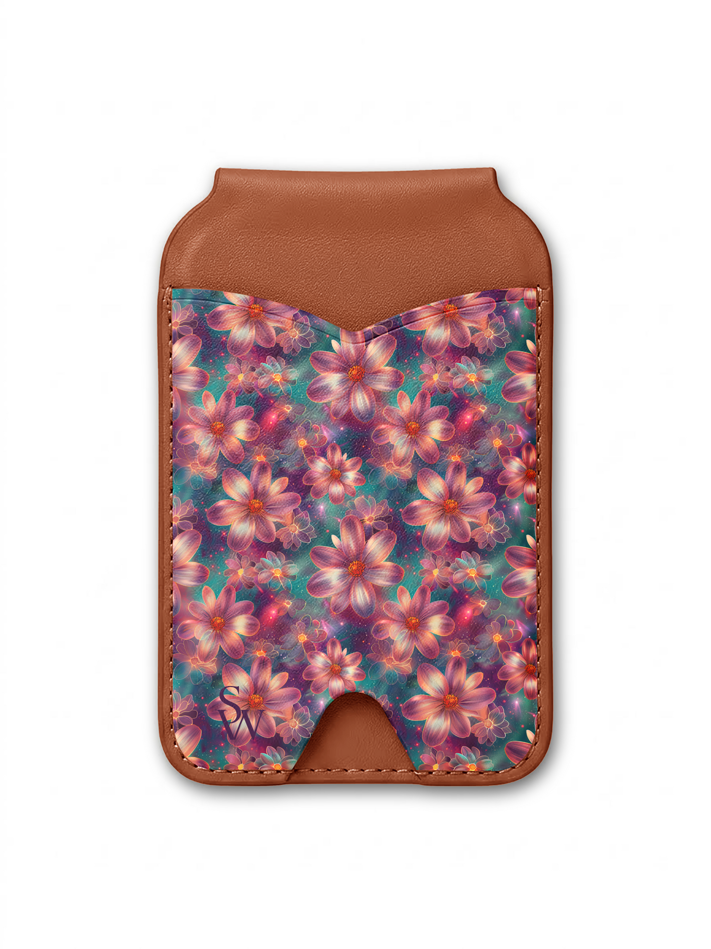 Luminous Florals Phone Wallet
