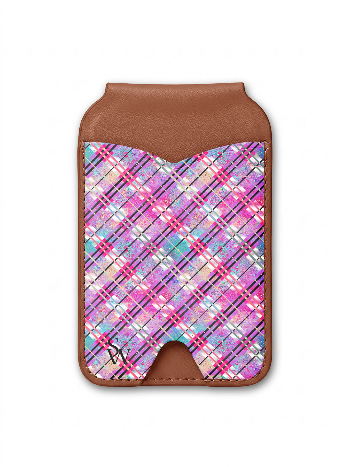 Preppy Plaid Phone Wallet