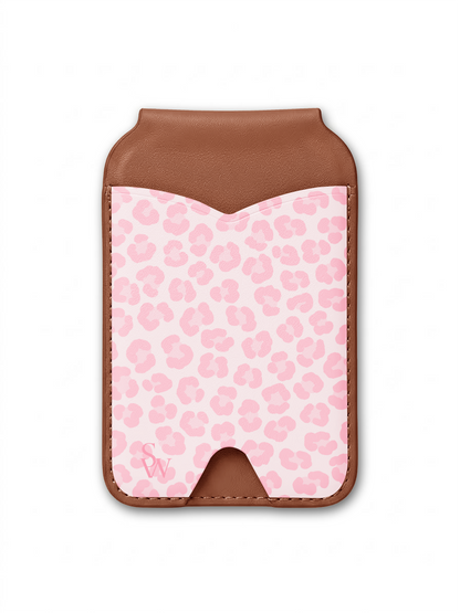 Pink Leopard Phone Wallet