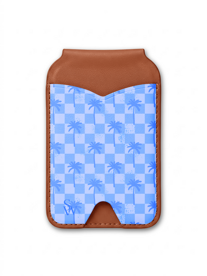 Paradise Palms (blue) Phone Wallet