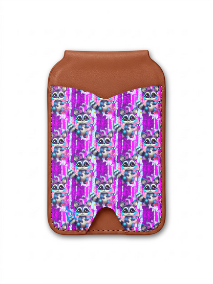 Raccoon Razzle Phone Wallet