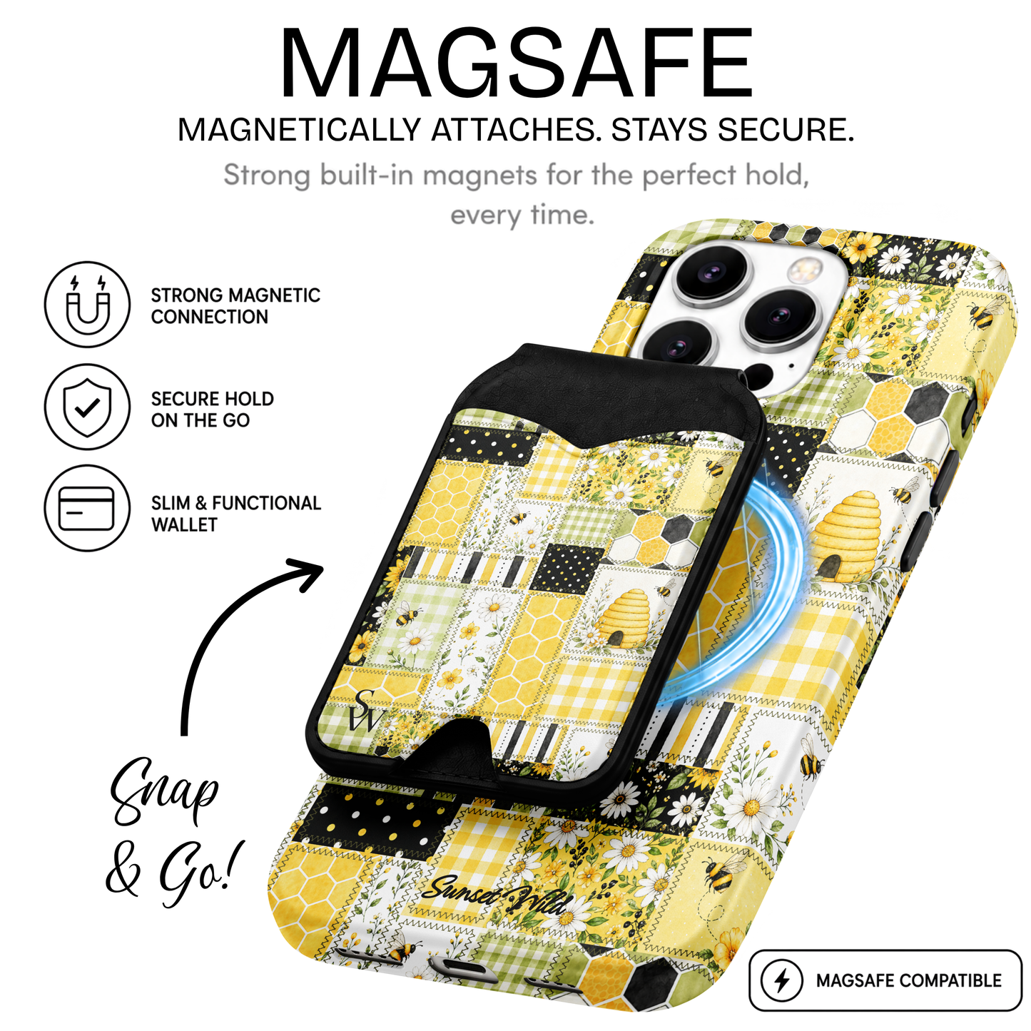 Honeycomb Haven Phone Wallet