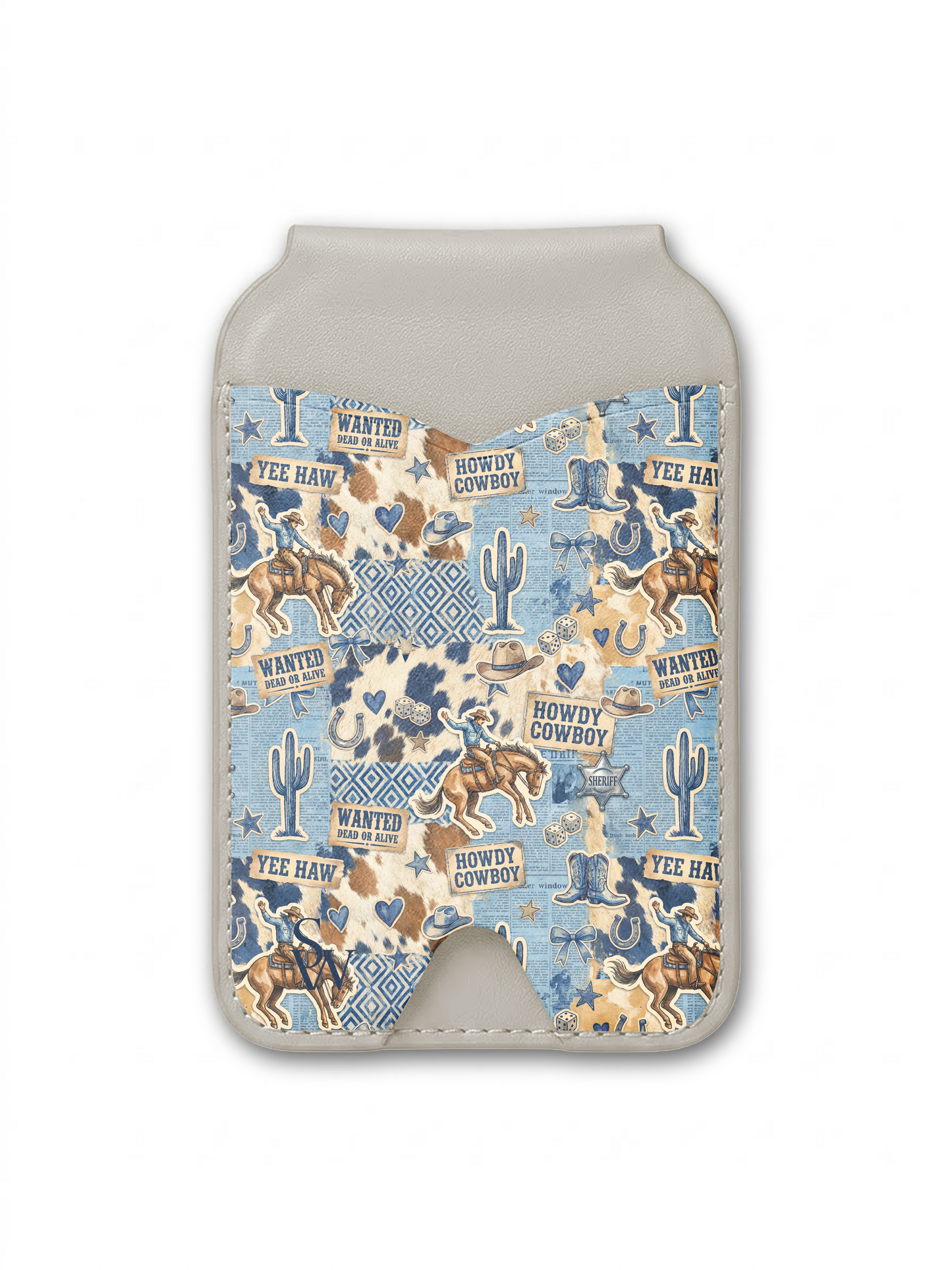 Howdy Cowboy Phone Wallet