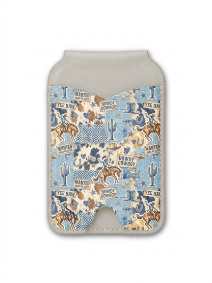 Howdy Cowboy Phone Wallet