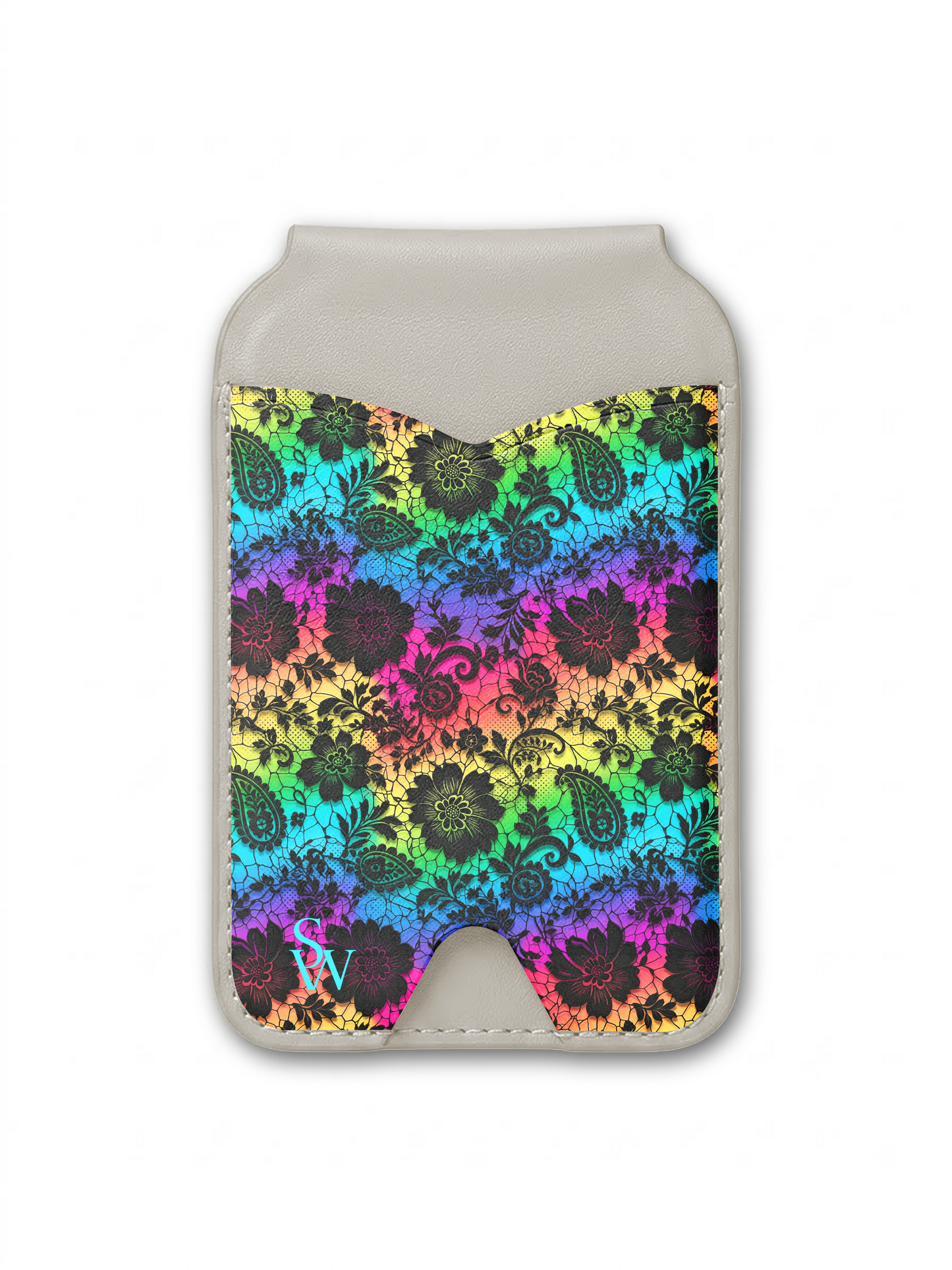 Neon Lace Phone Wallet