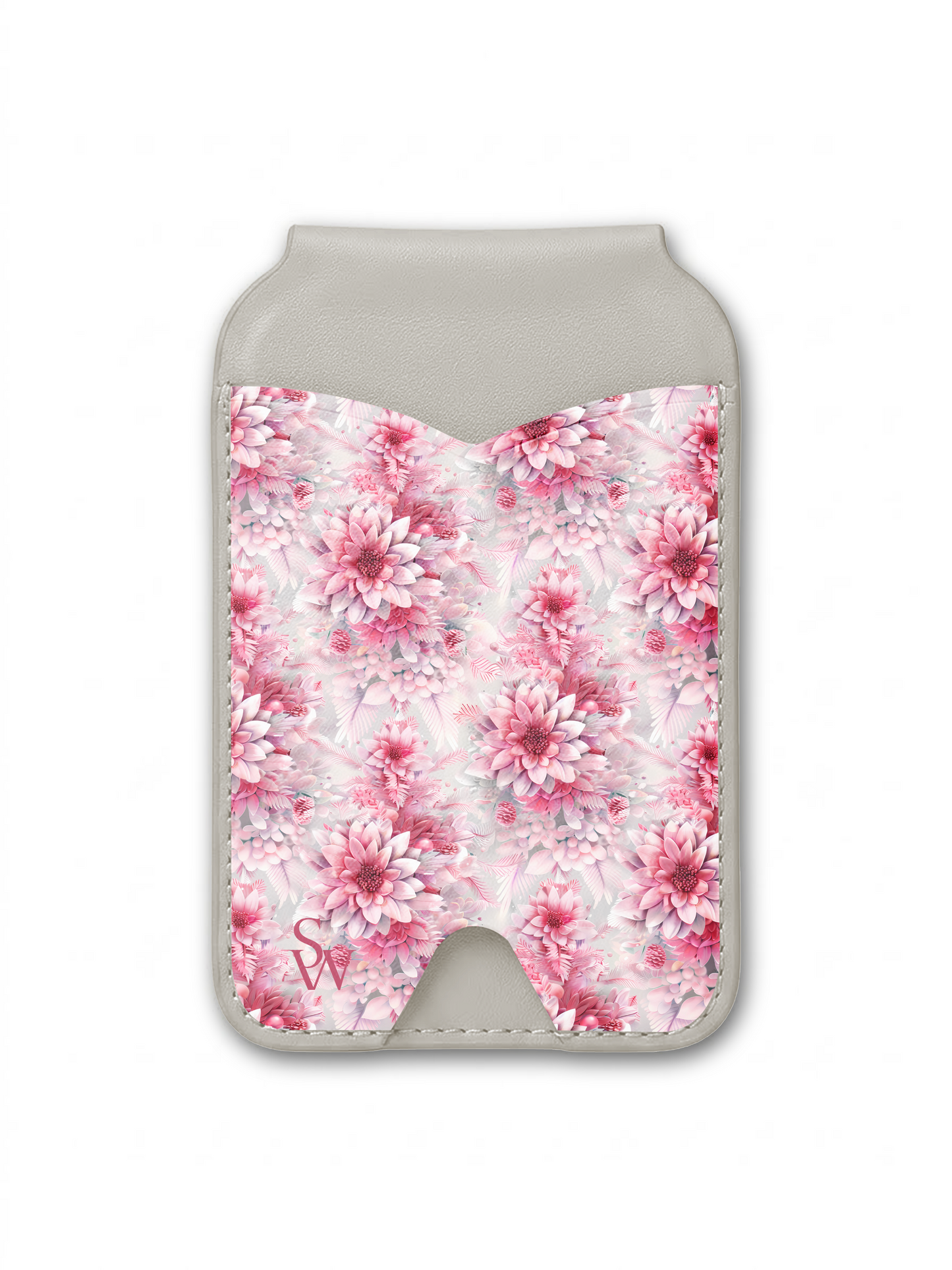 Pink Poinsettias Phone Wallet