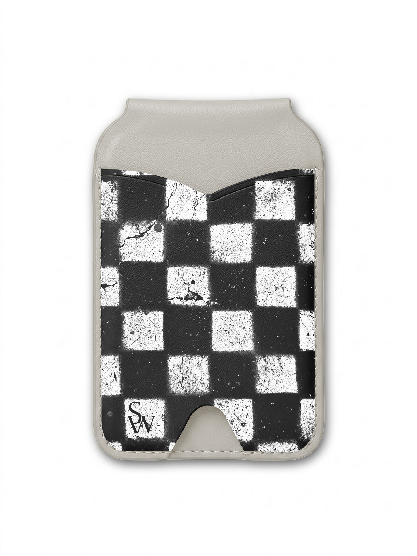 Grunge Grid Phone Wallet