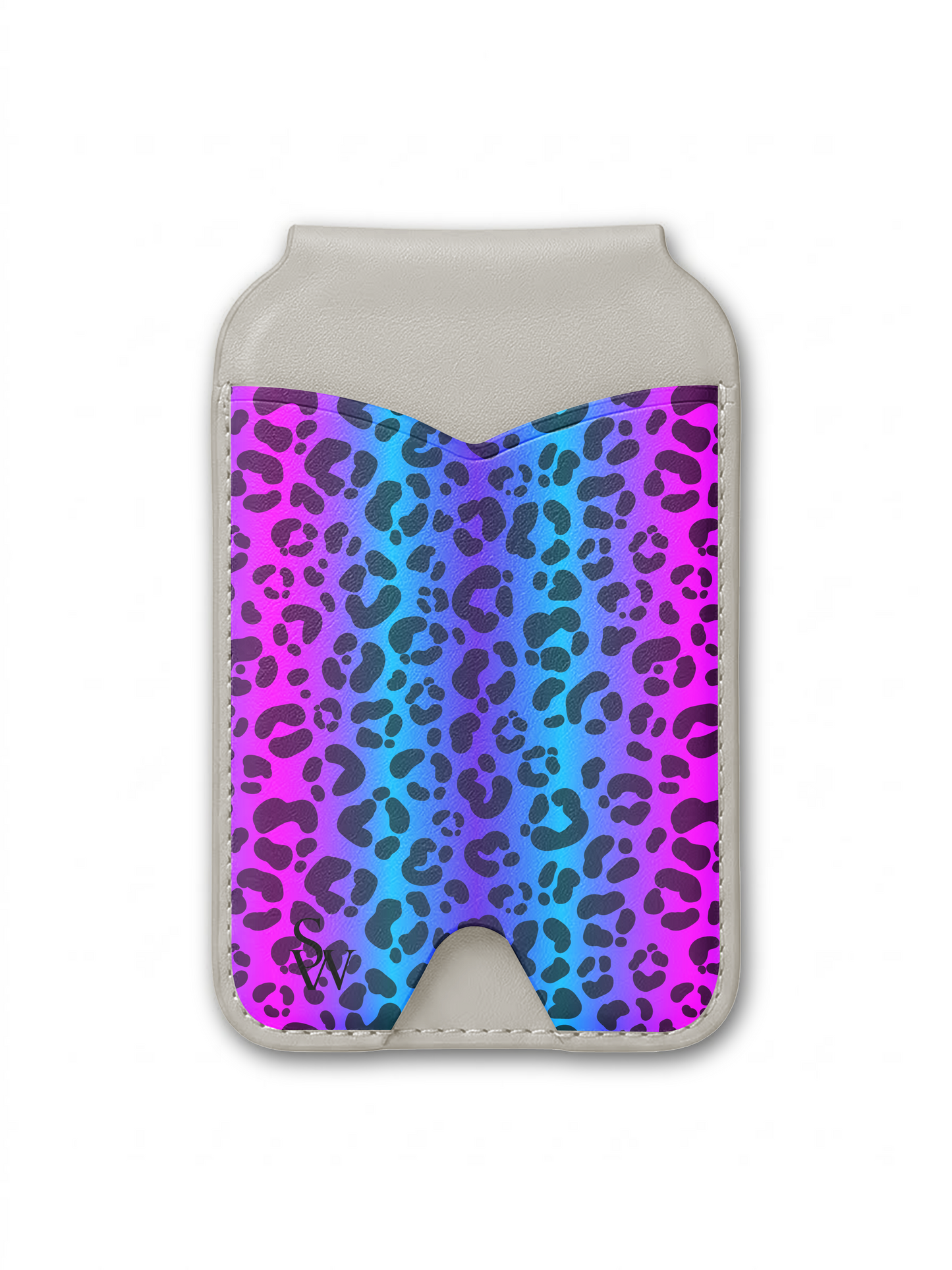 Electric Leopard Phone Wallet
