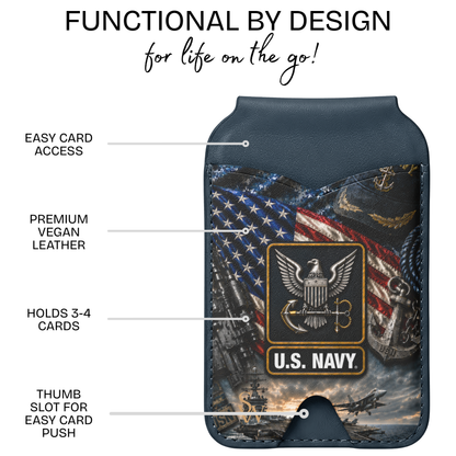 Navy Phone Wallet