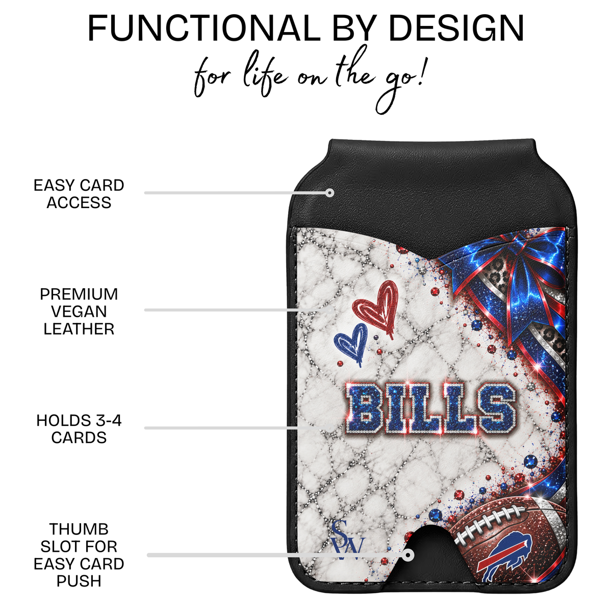 Bills Bling MagSafe Wallet