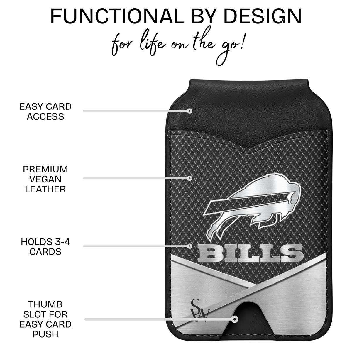 Bills Chrome MagSafe Wallet