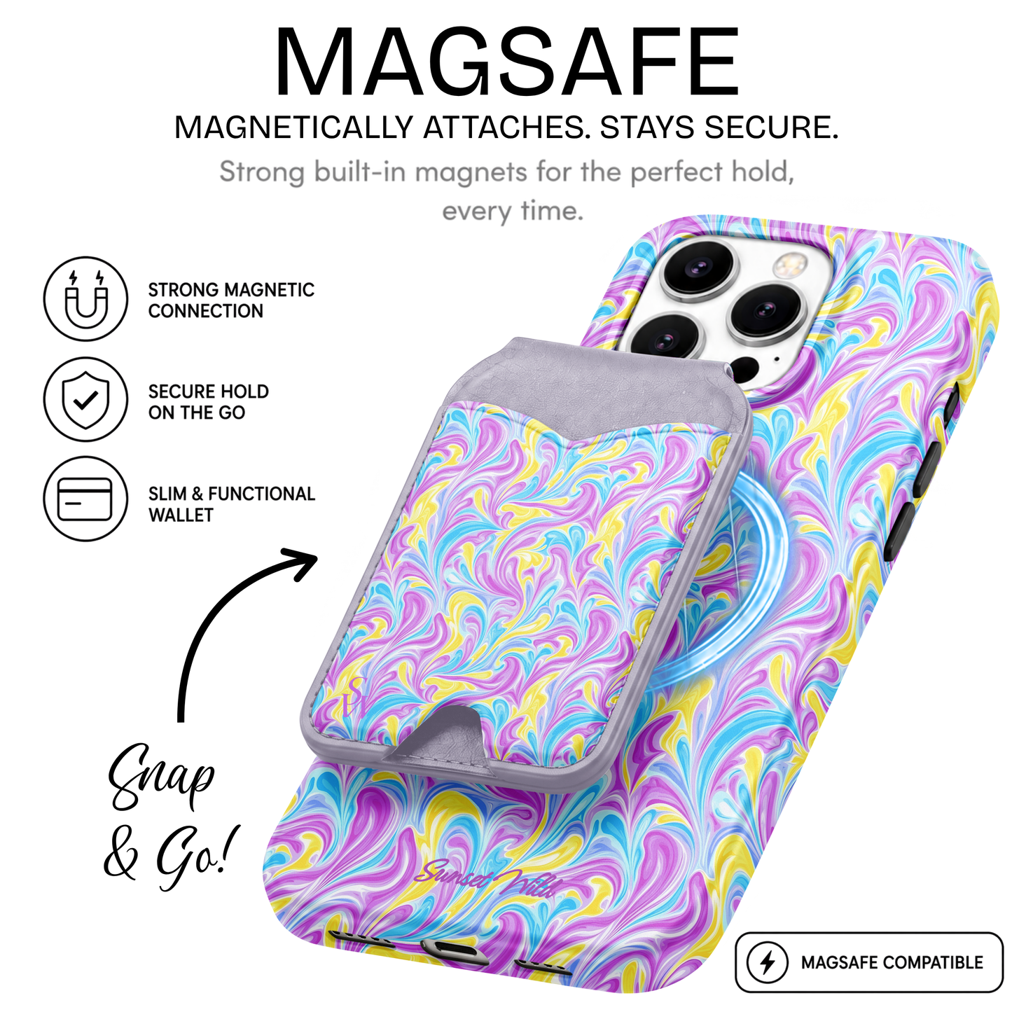 Lemonberry Swirl Phone Wallet