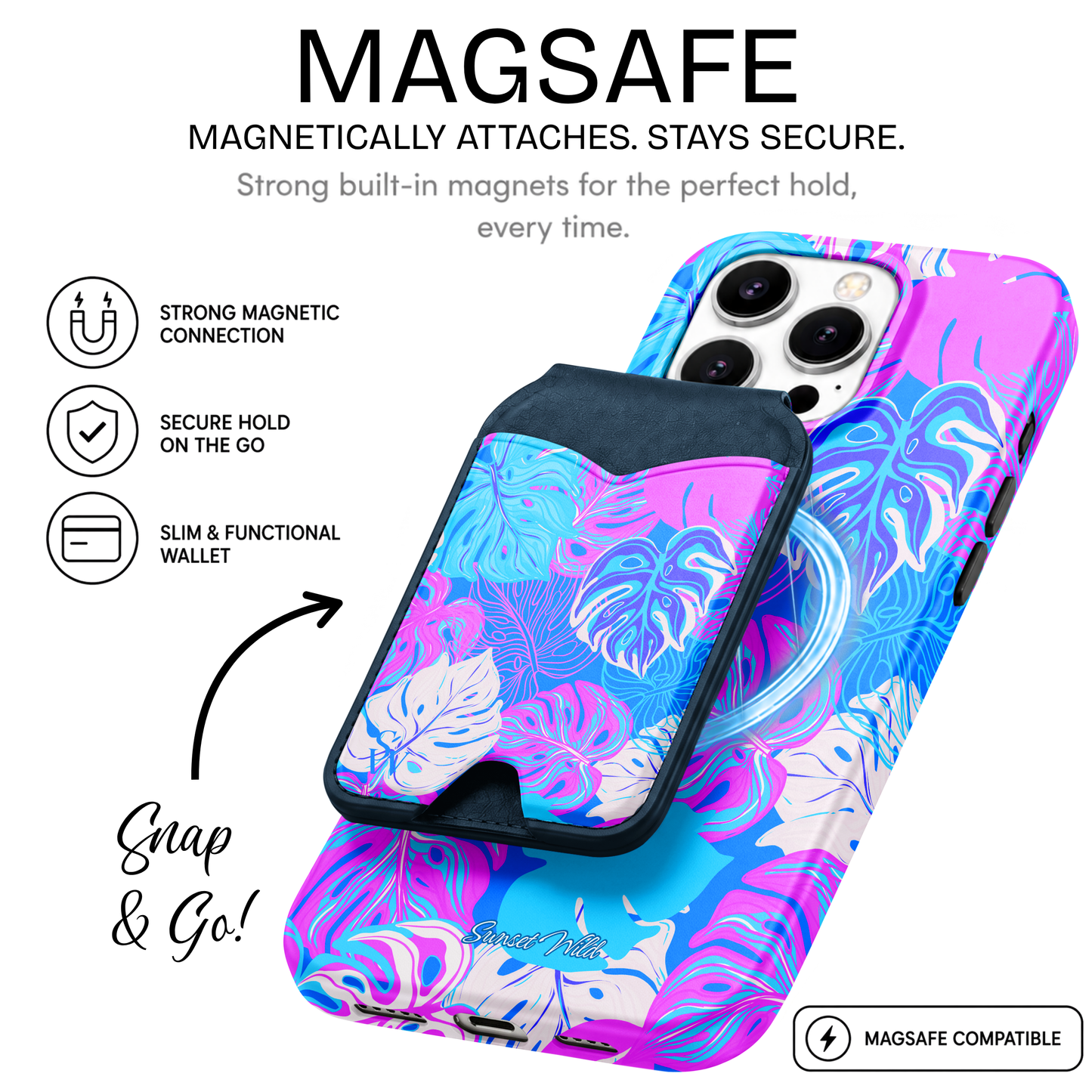 Moonlit Tropics Phone Wallet