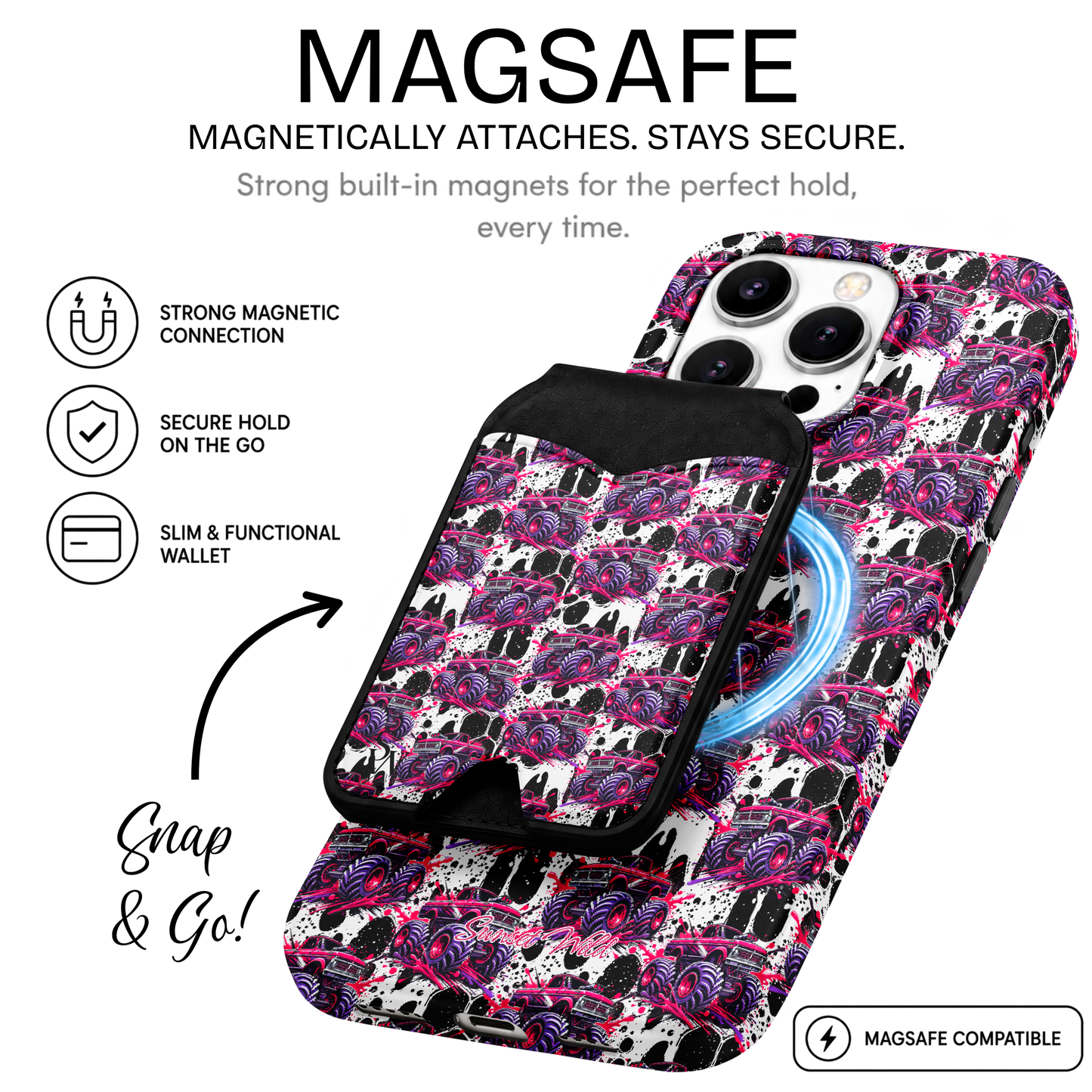 Neon Nitro Phone Wallet