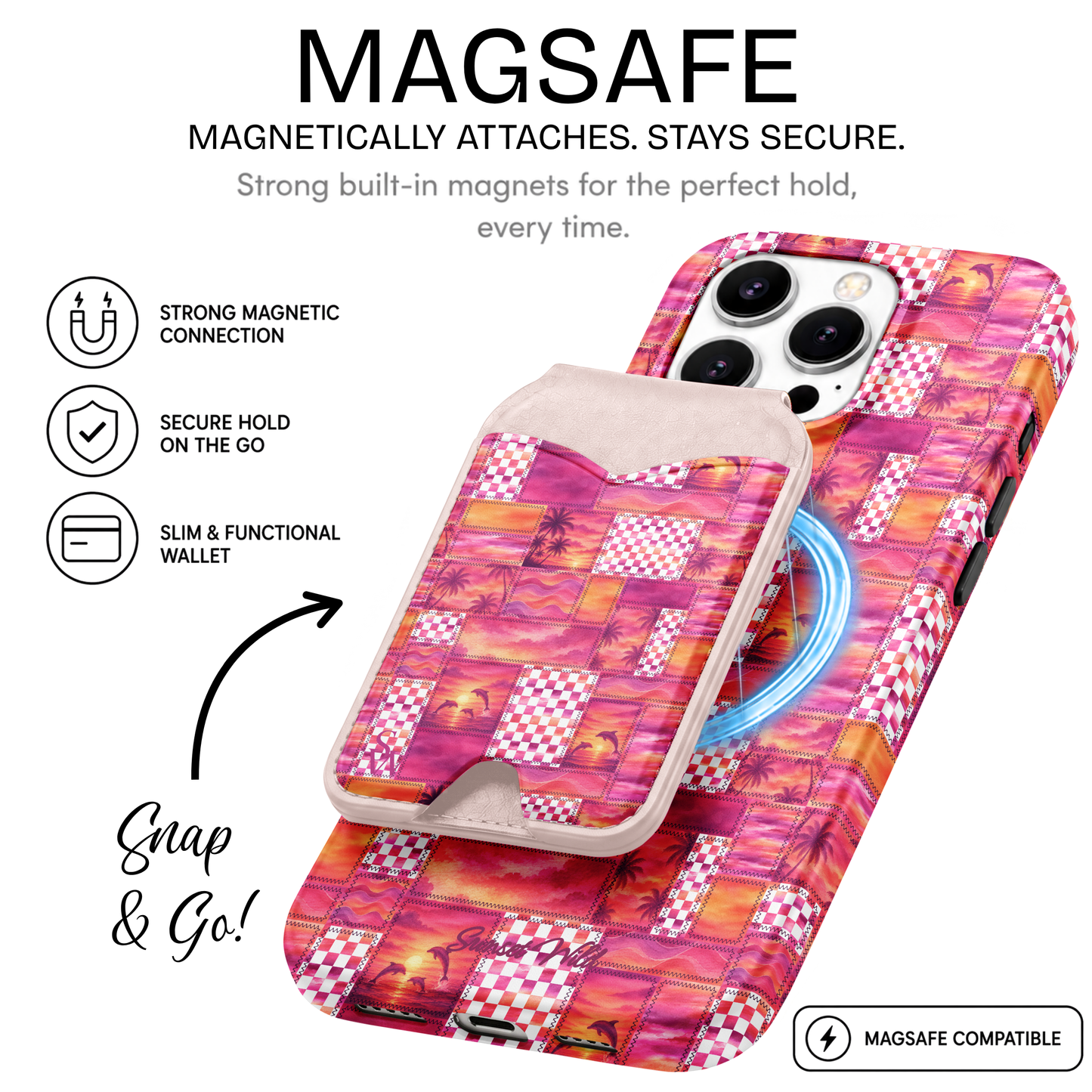 Paradise Patches Phone Wallet