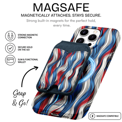 Patriot Waves Phone Wallet