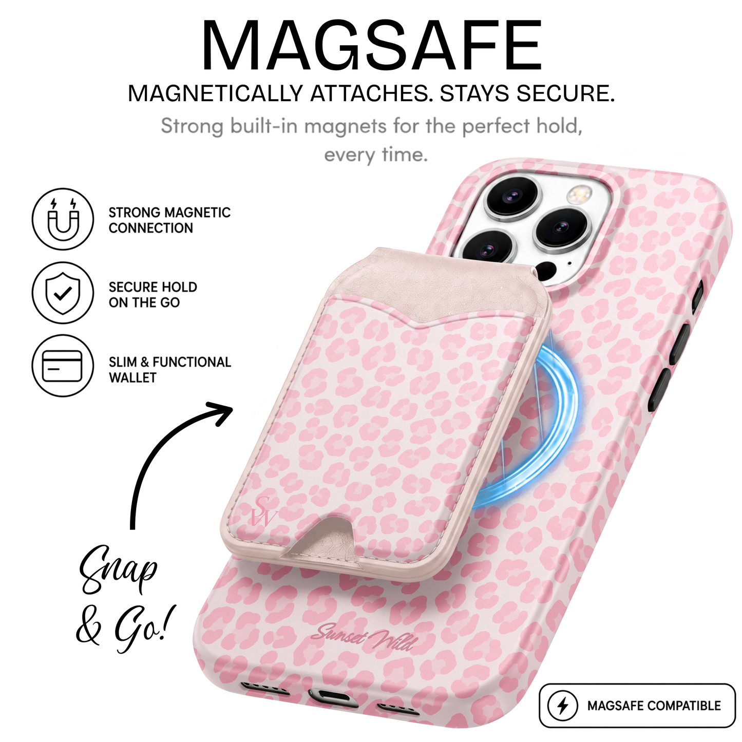 Pink Leopard Phone Wallet