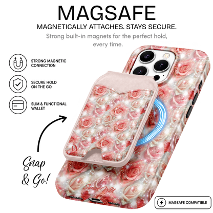 Rosé Romance Phone Wallet