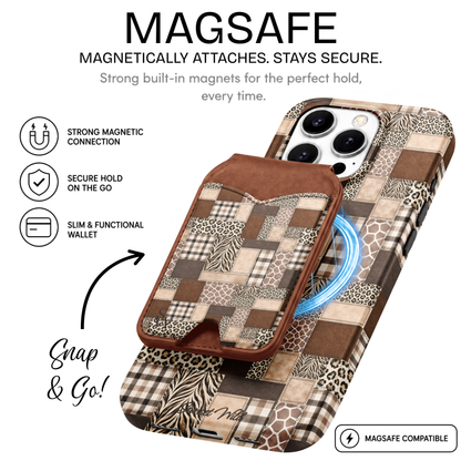 Saddle Stitch Phone Wallet