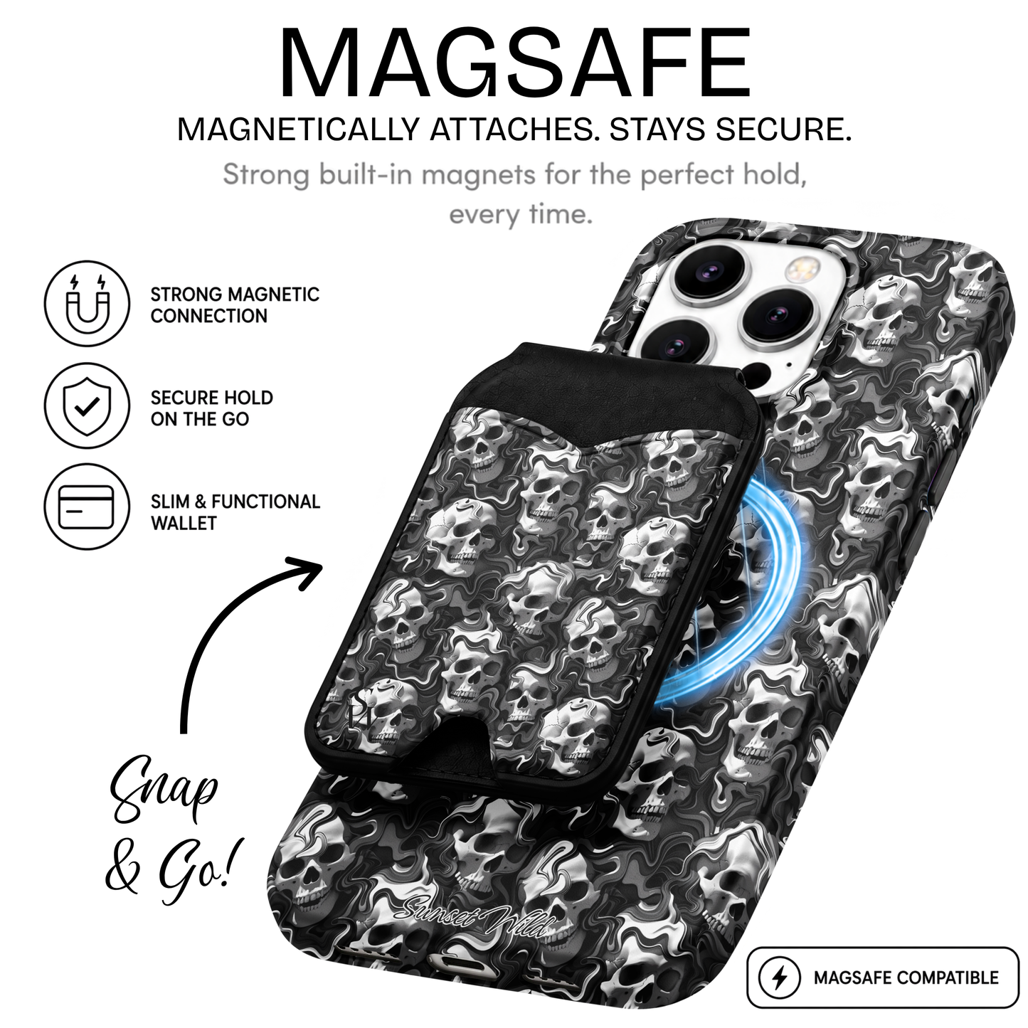 Smoke & Bones Phone Wallet